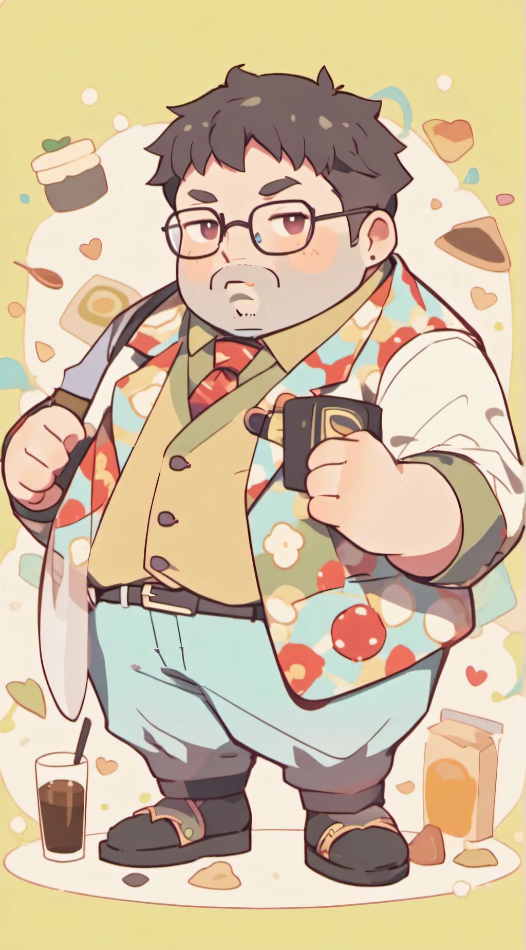 ai character: Joe Maximus gigant background