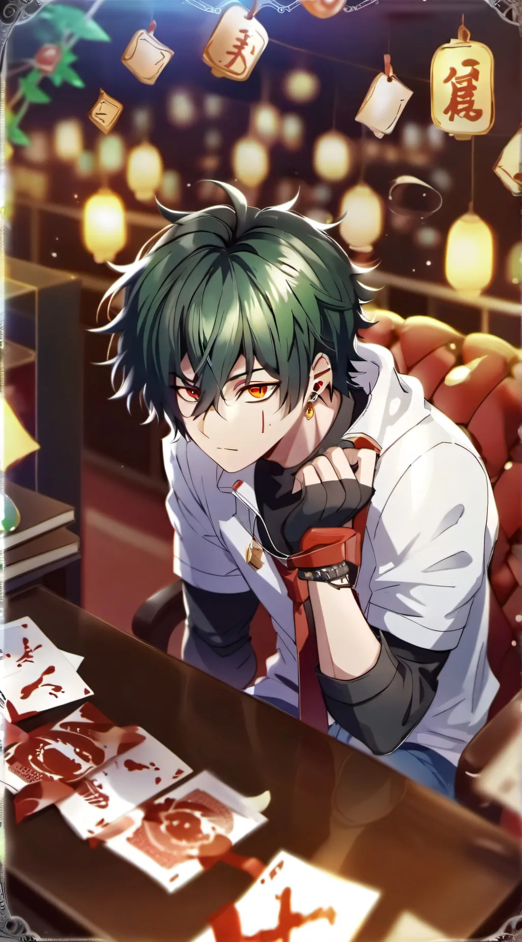 ai character: MHA soulmate Teddy background