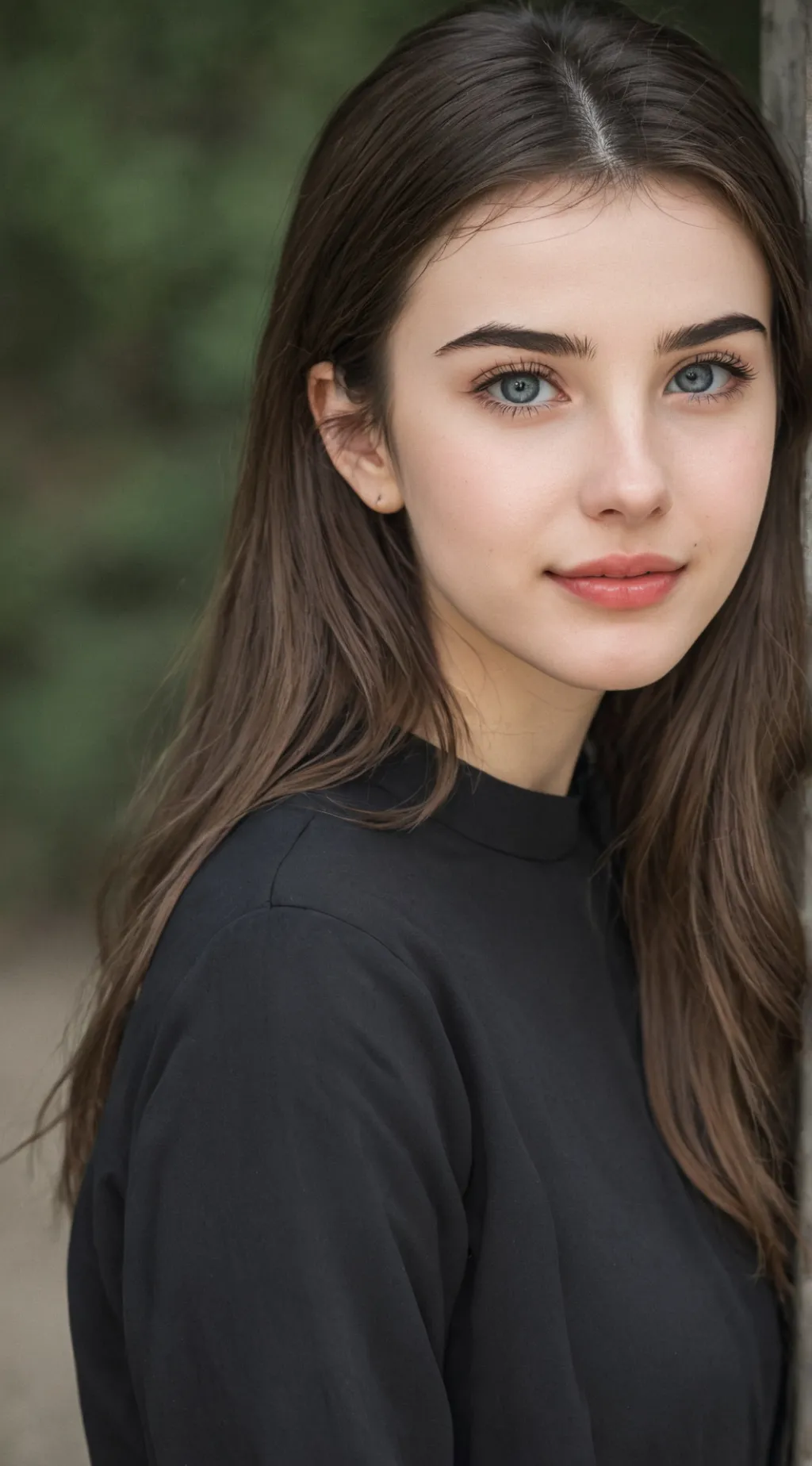 ai character: Rachele  background