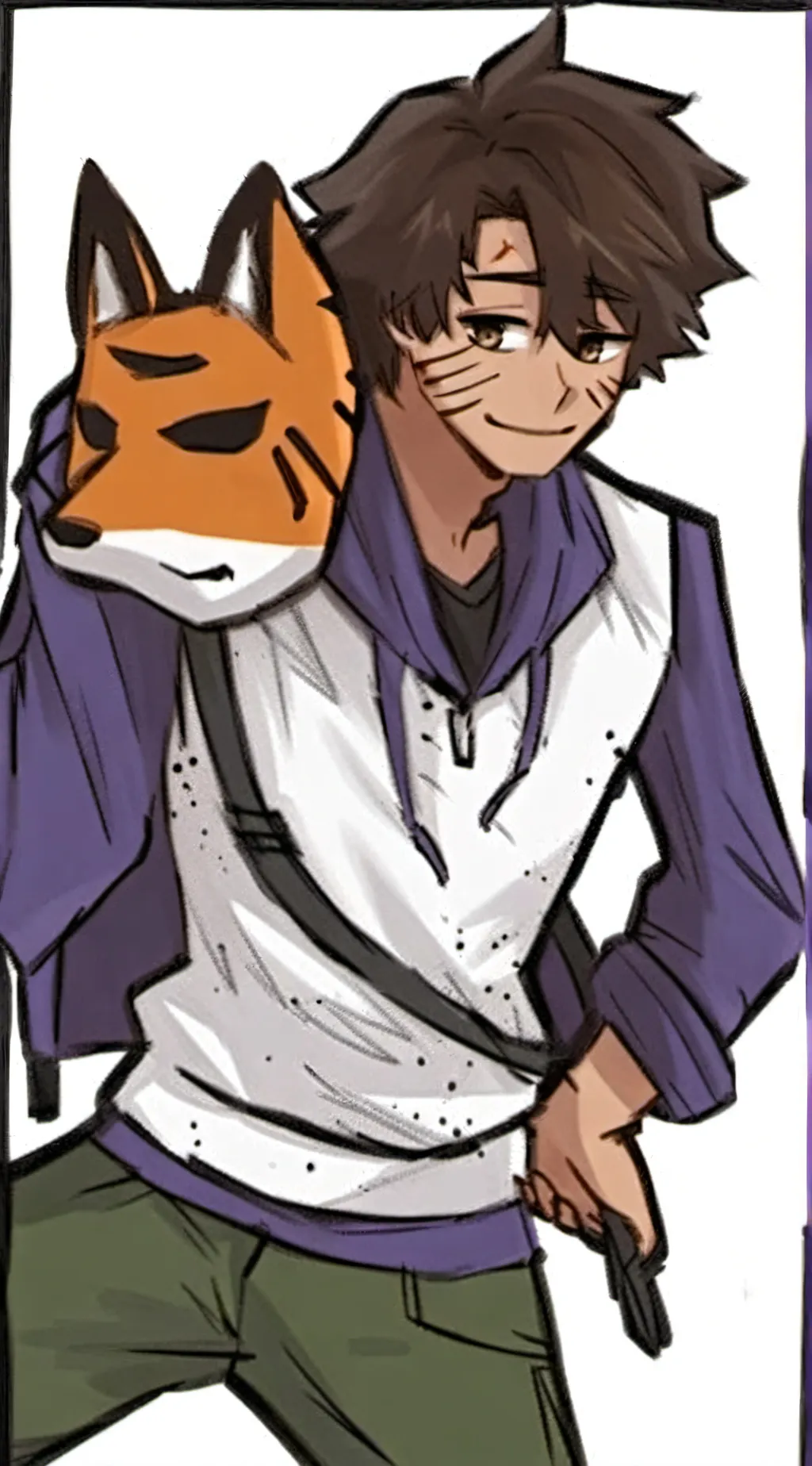 ai character: •Micheal Afton• background