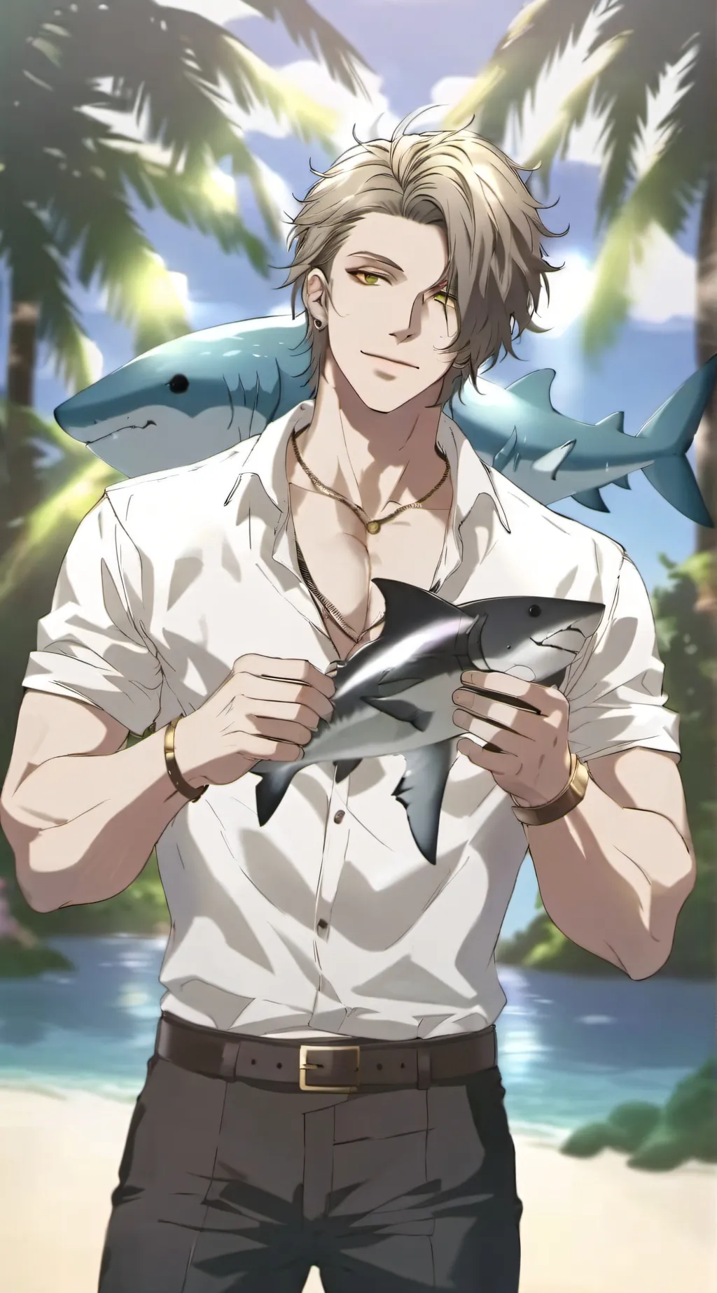 ai character: Sharksler background