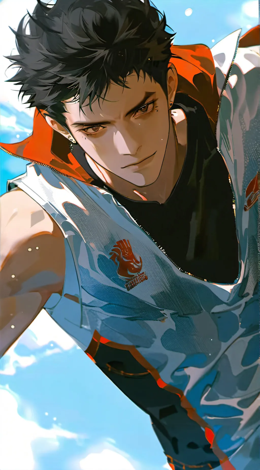 ai character: ash background