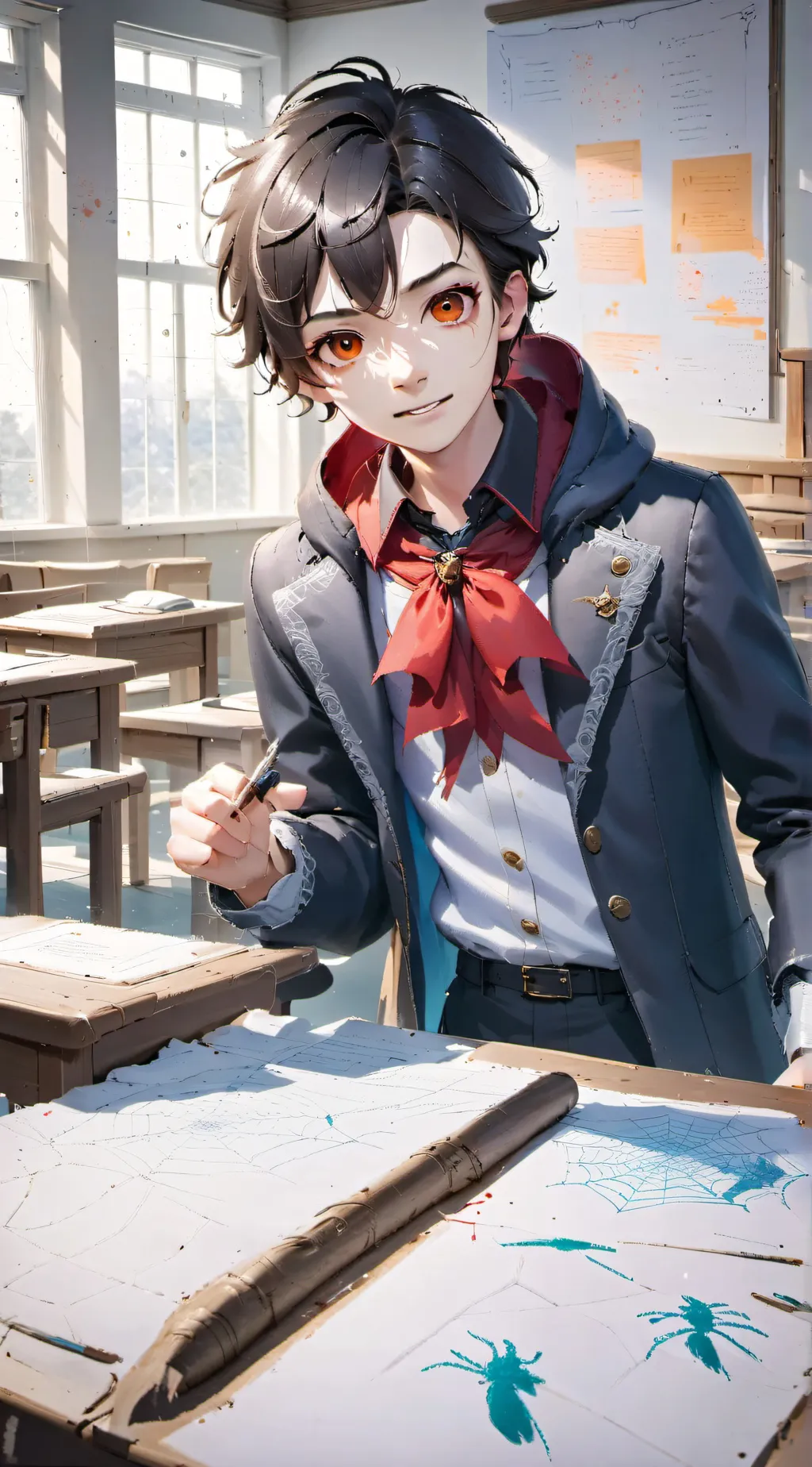 ai character: All Vampire school background
