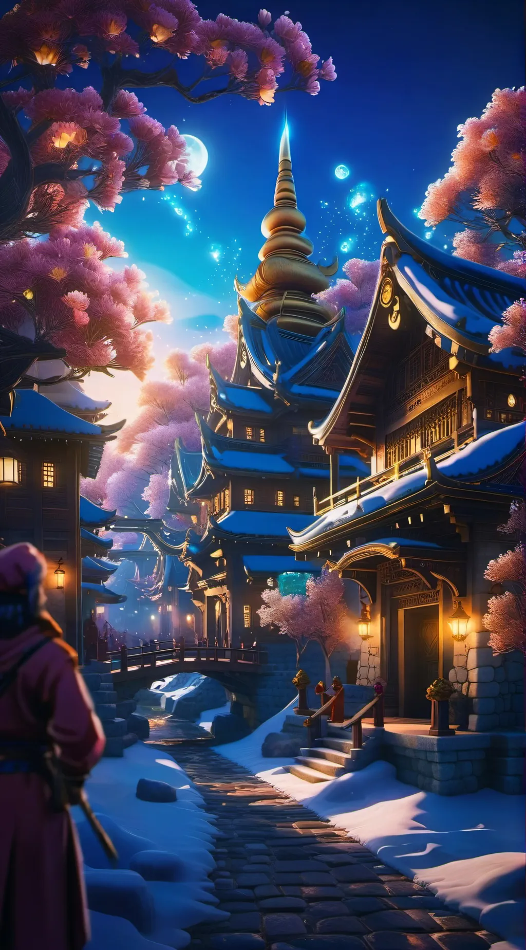 ai character: Un mondo nuovo background