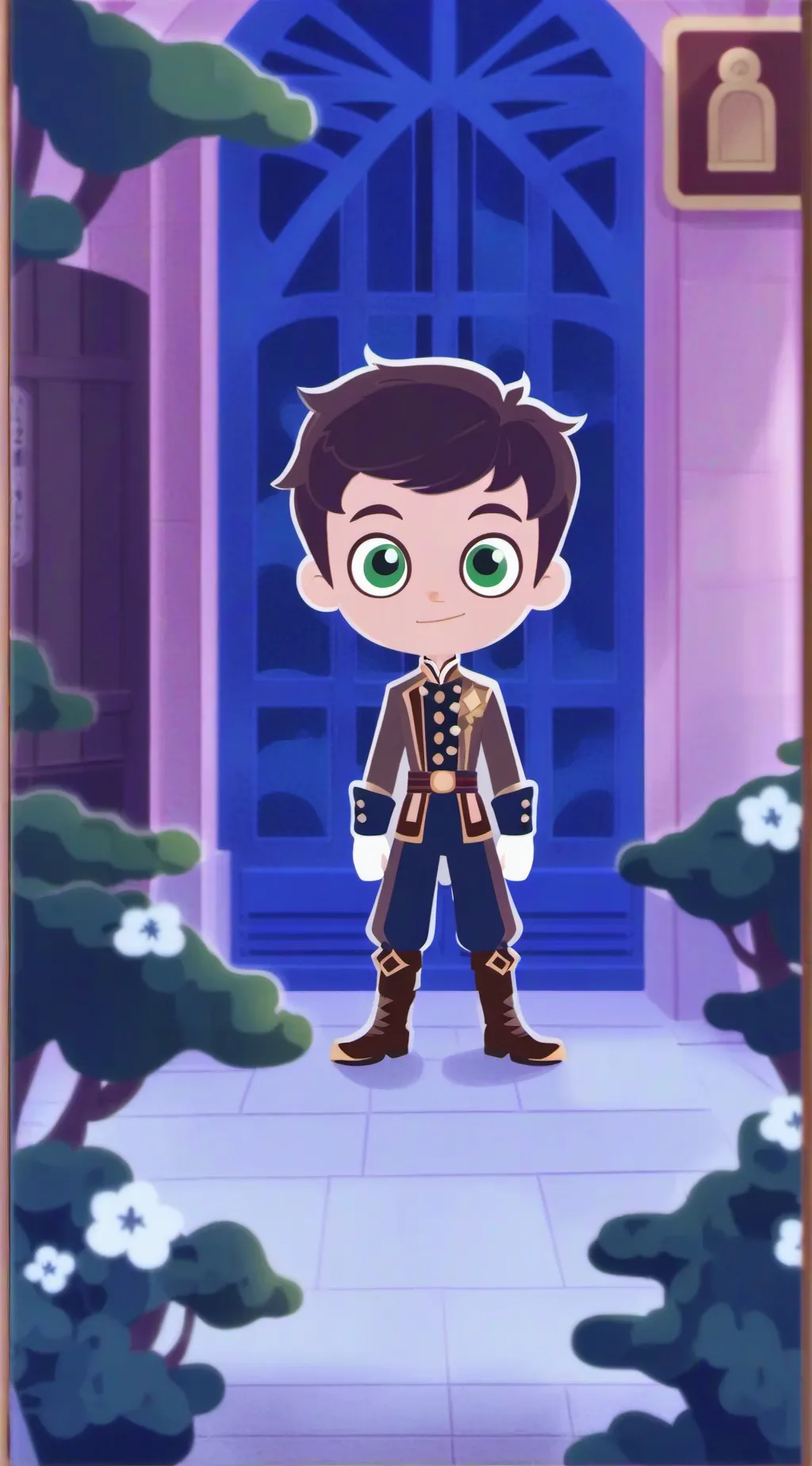 ai character: Password background