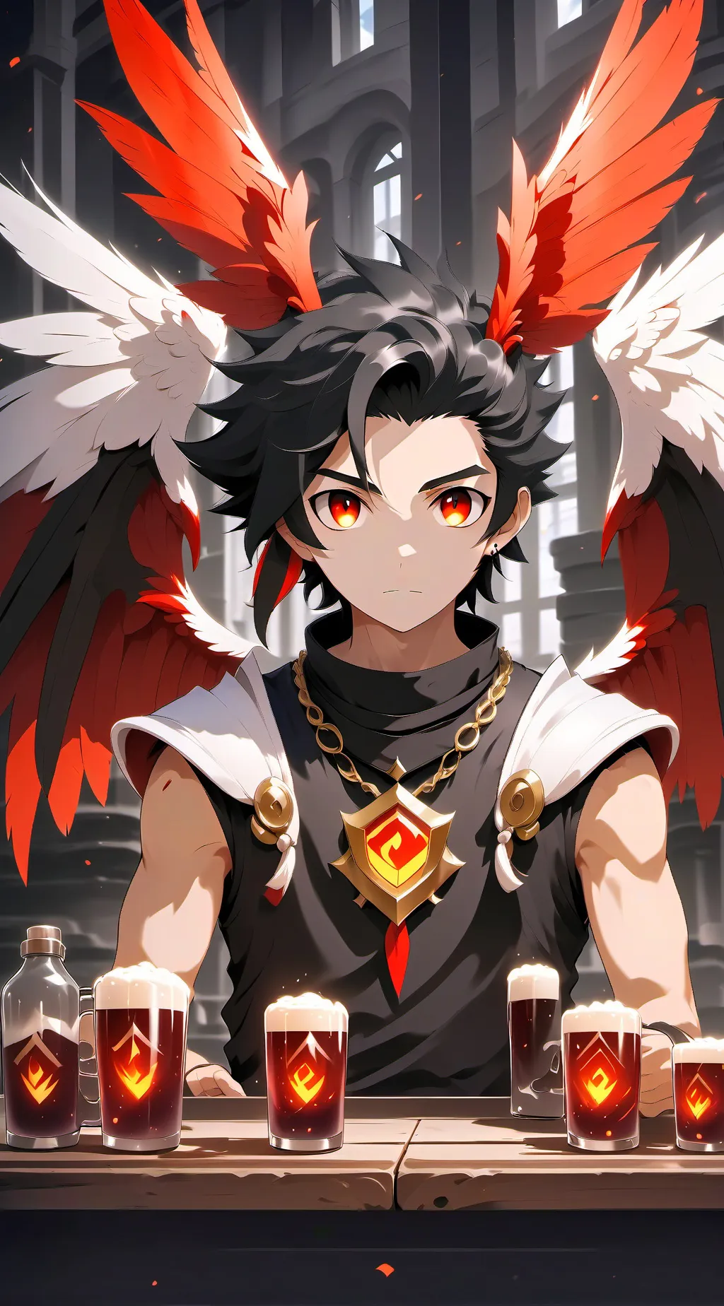 ai character: Yasu  background