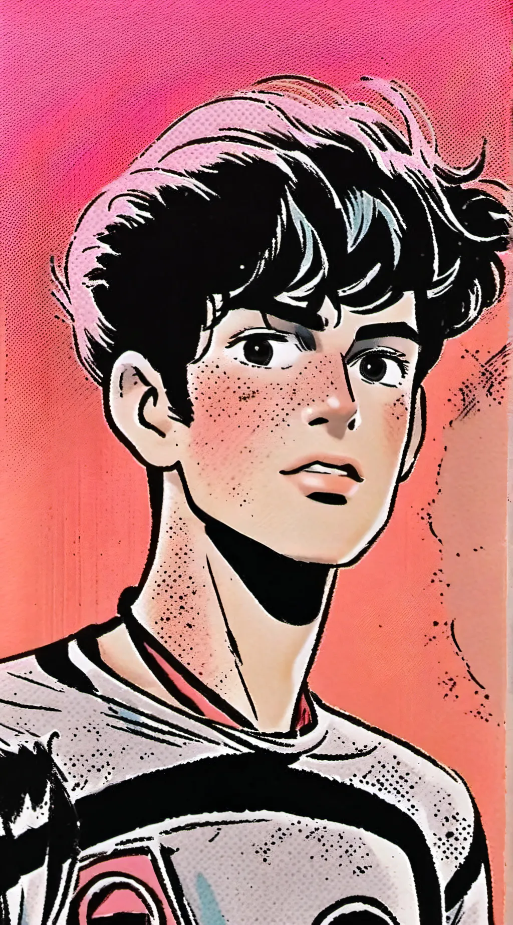 ai character: 📻🍎 *again* background