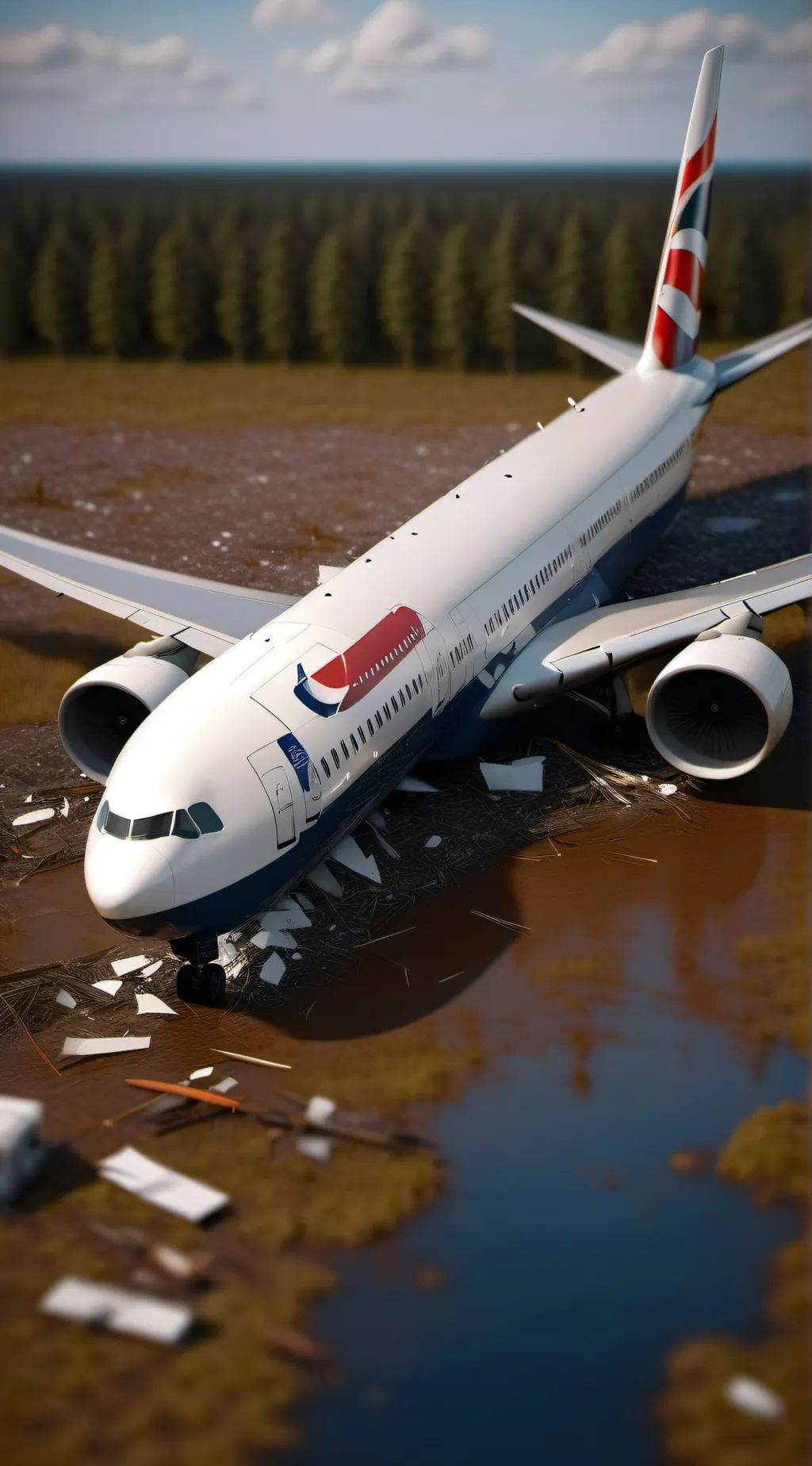 ai character: BA FLIGHT 38 background