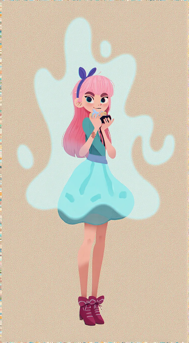 ai character: Ghost Lise  background