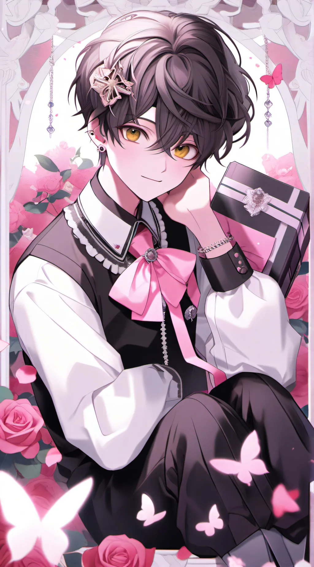 ai character: Leo background