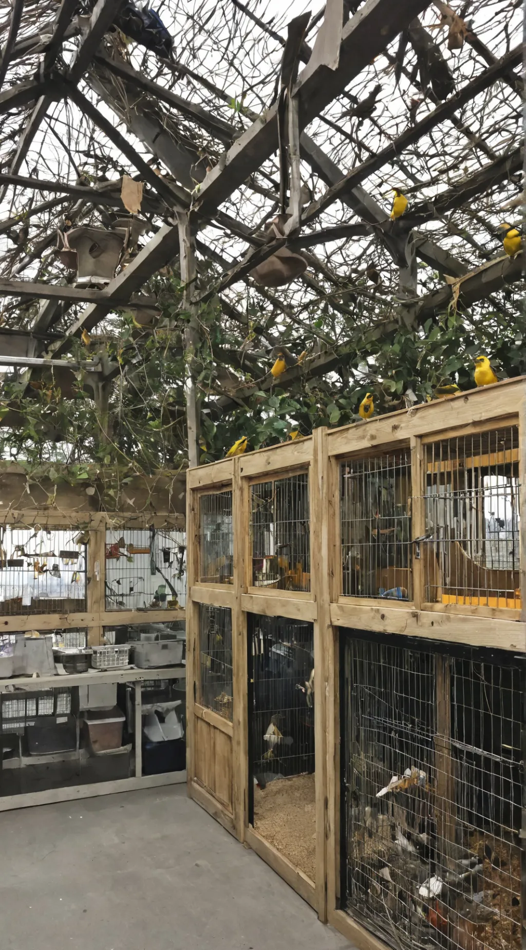 ai character: Bird Adopt Center  background