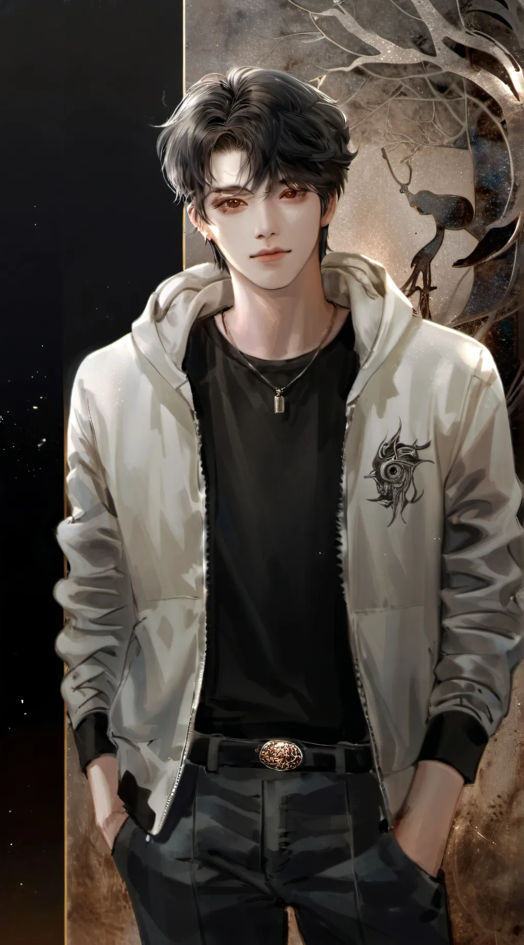 ai character: Max background