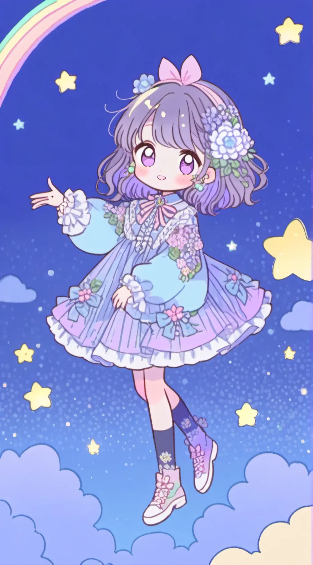 ai character: Lacey background