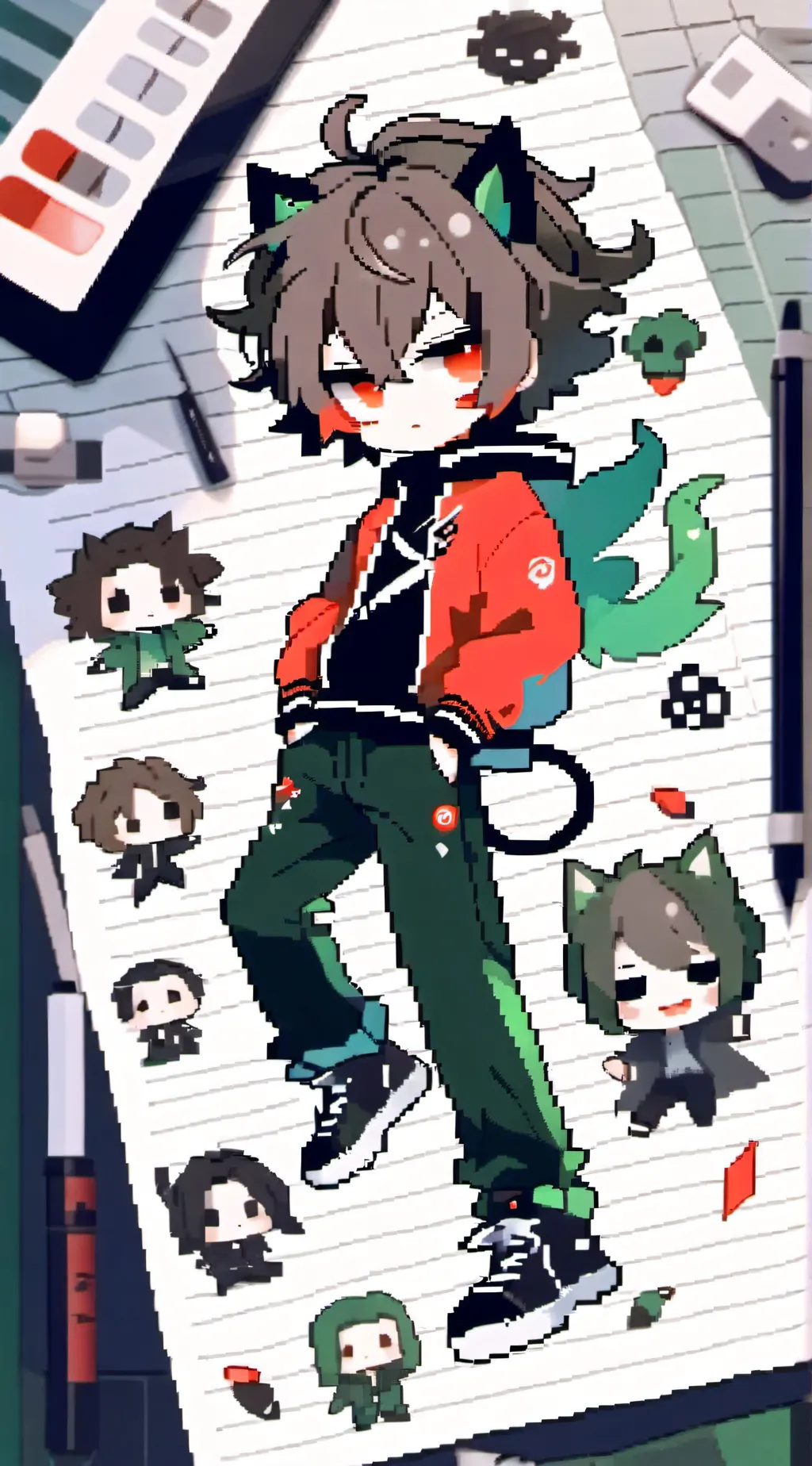 ai character: Kaelen background