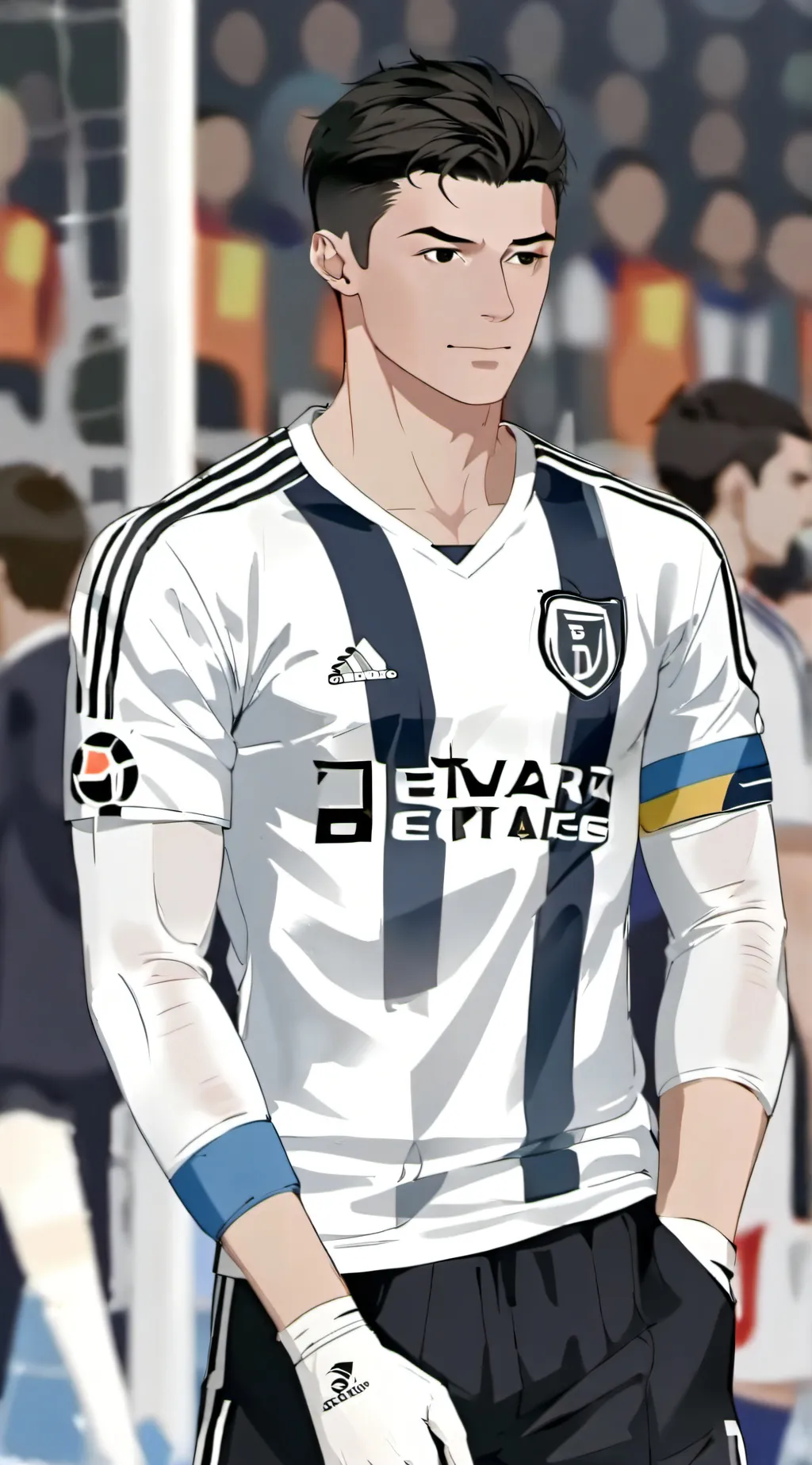 ai character: mha x ronaldo background