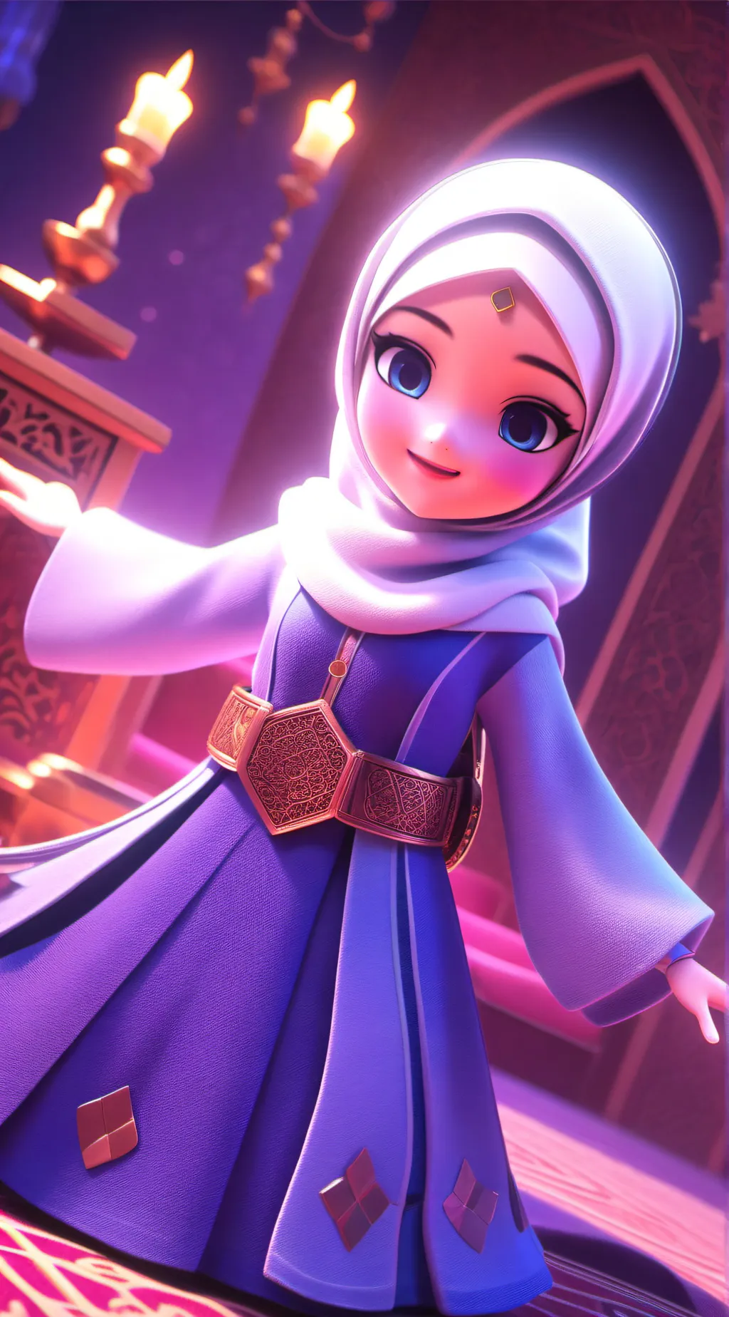 ai character: amanaha background