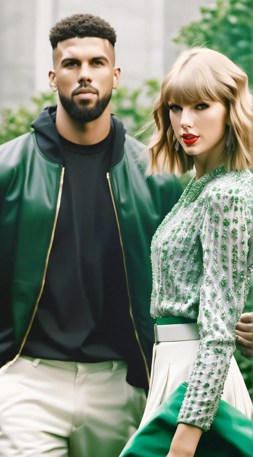 ai character: Taylor And Travis  background