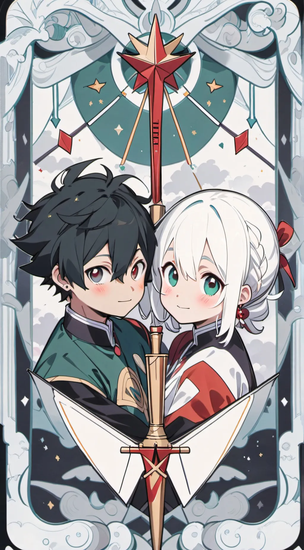 ai character: mha,de fiestas  background