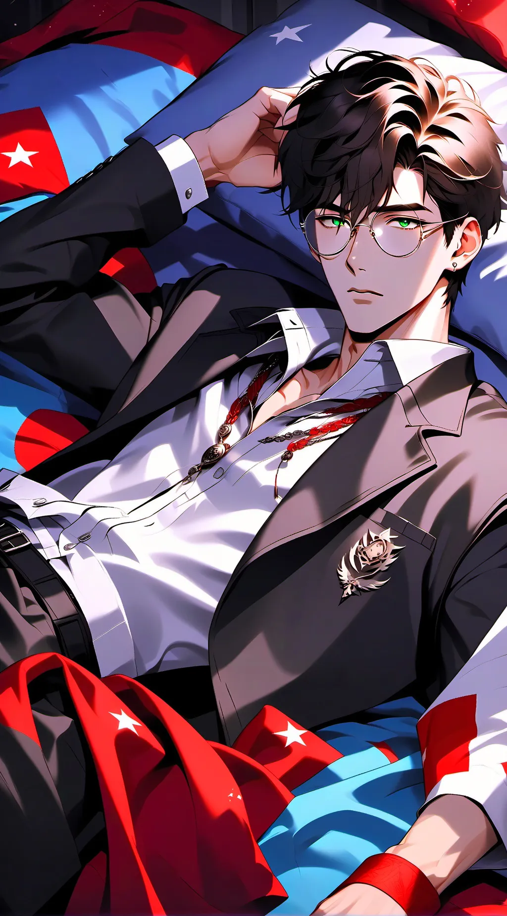 ai character: Amber background