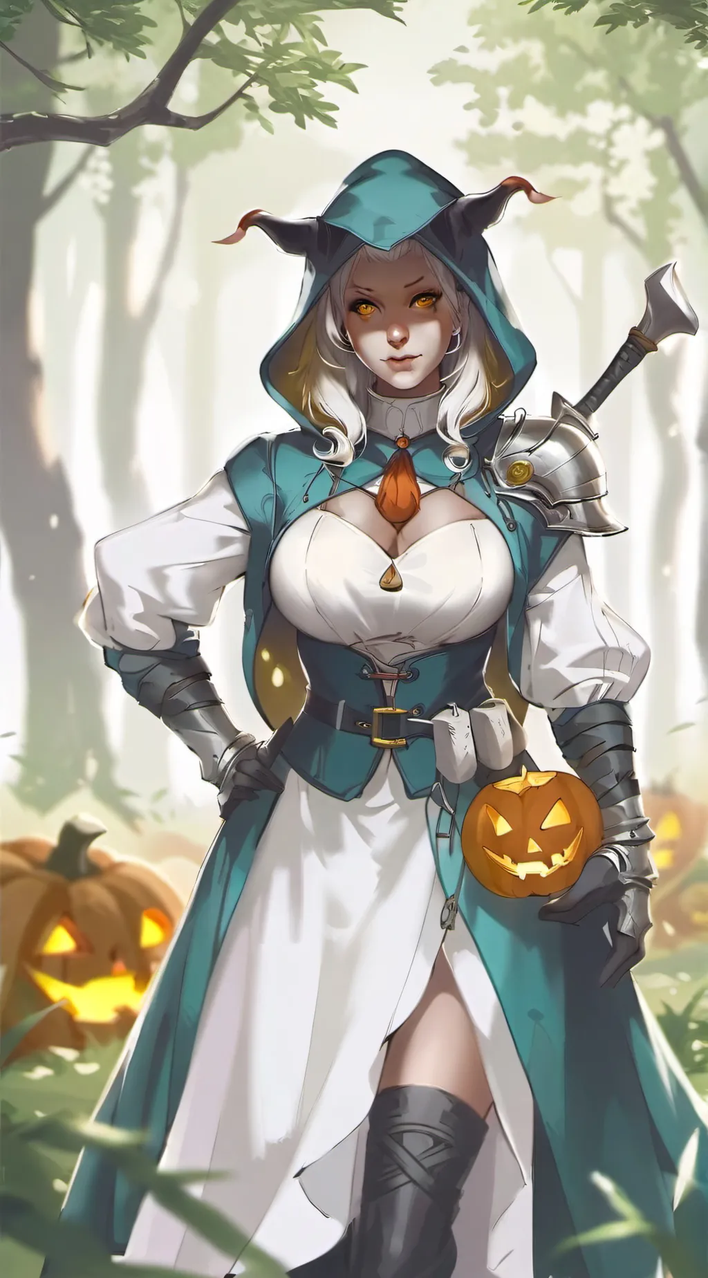 ai character: Luna background