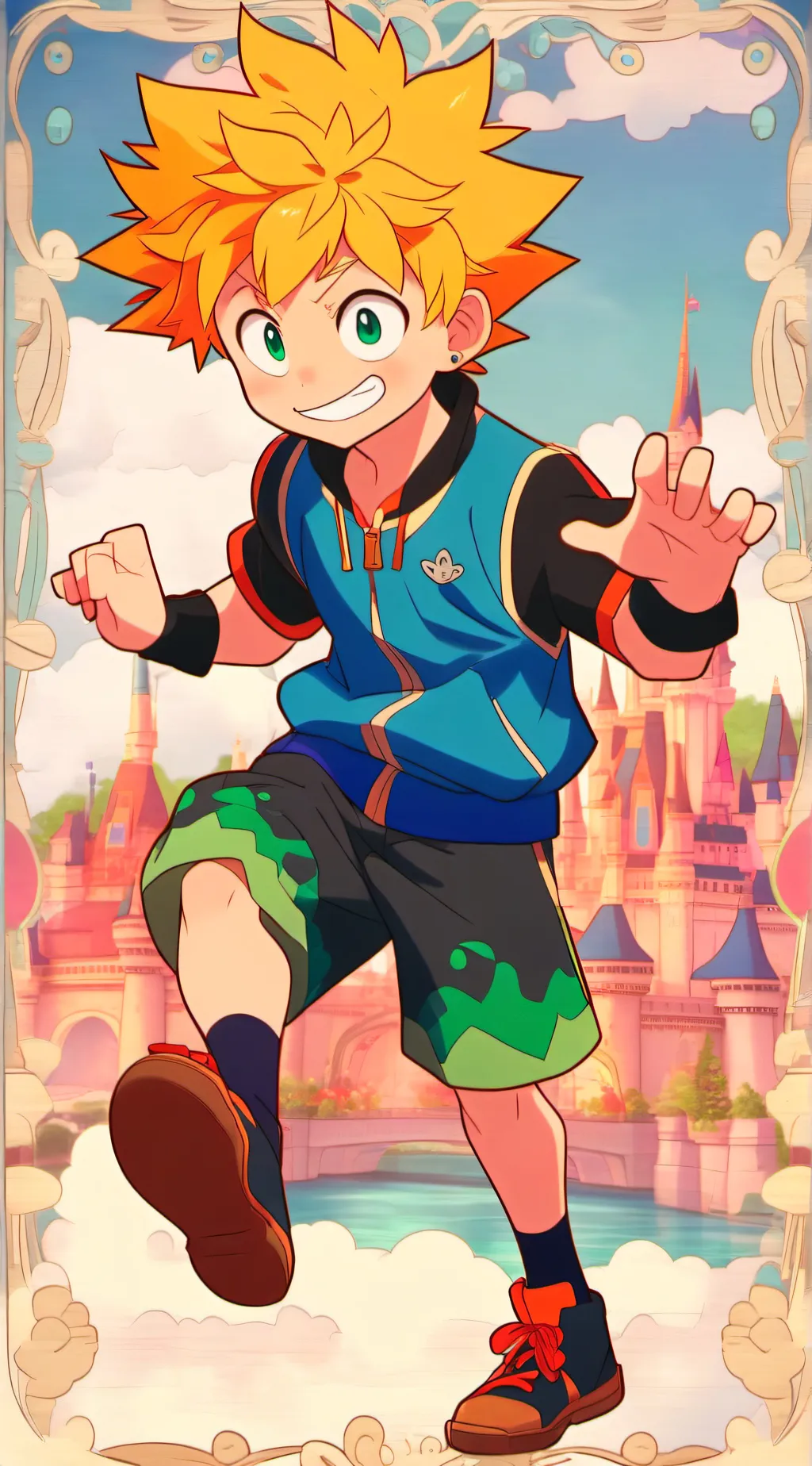 ai character: ♤Bakugo♤ background