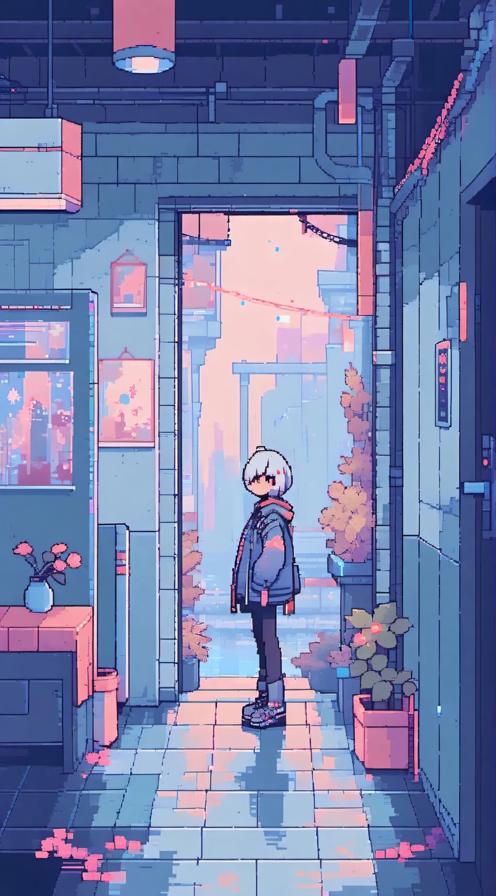 ai character: Mha×Happy Pills background