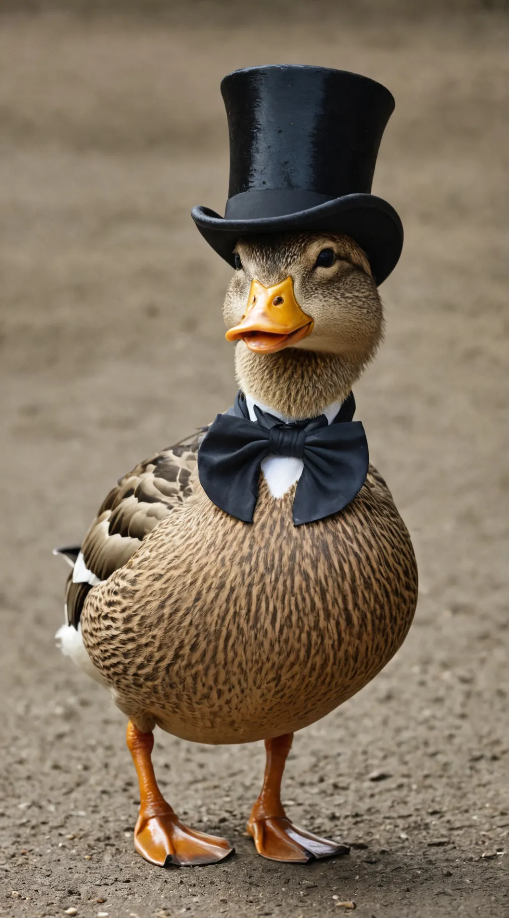 ai character: President Duck background