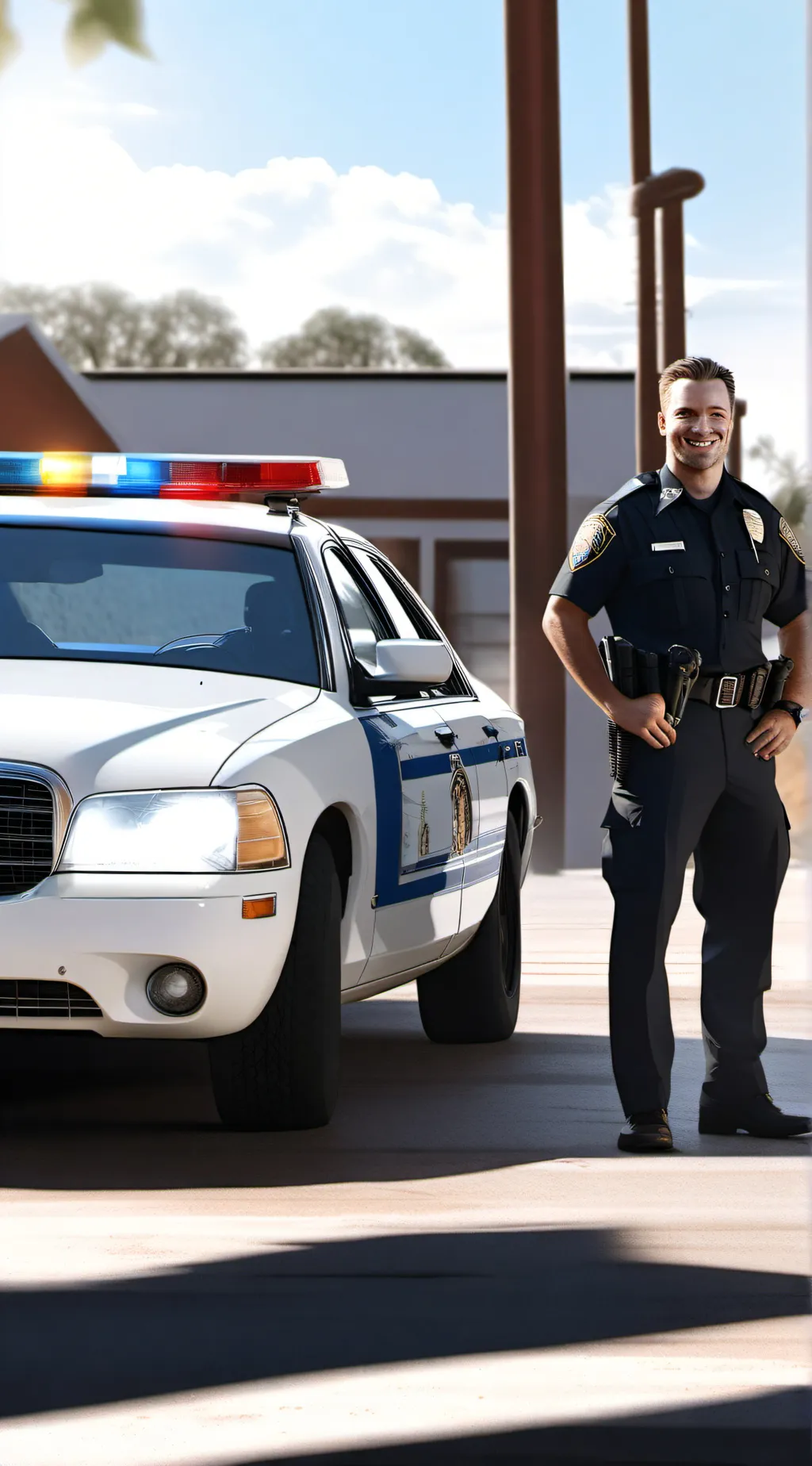 ai character: Cop Simulator  background