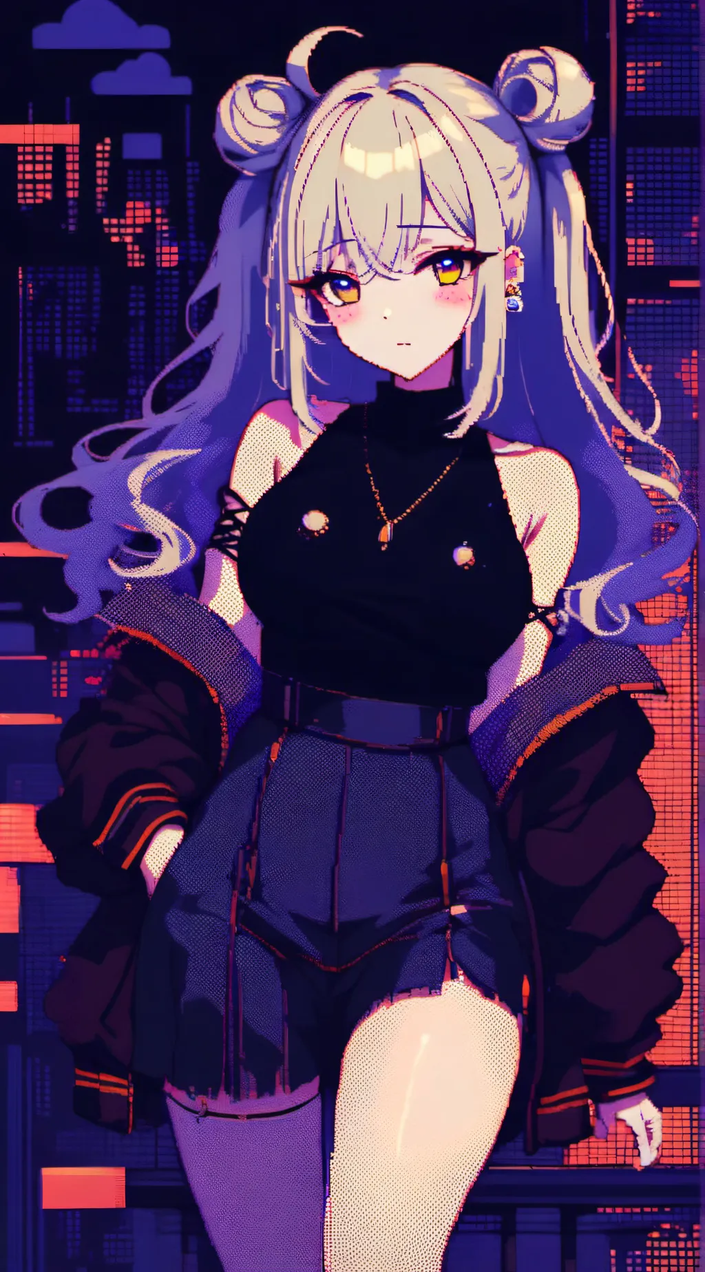 ai character: Manuela  background