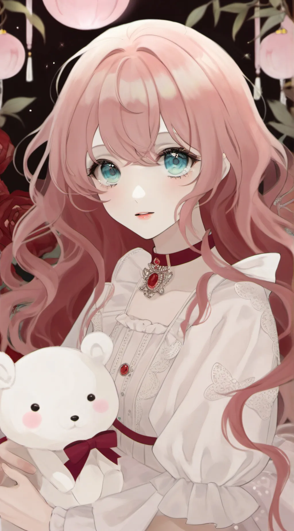 ai character: Blossom background