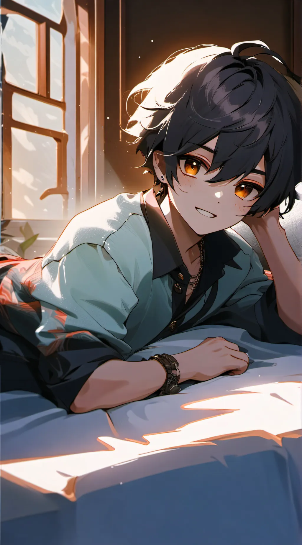 ai character: Shorter big bro background