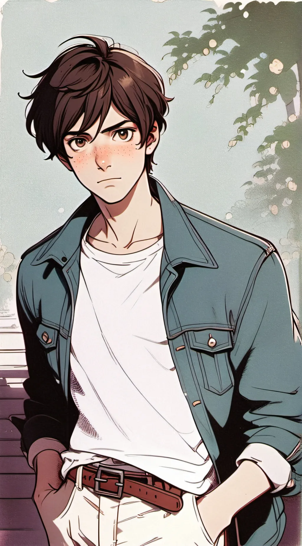 ai character: Marc  background