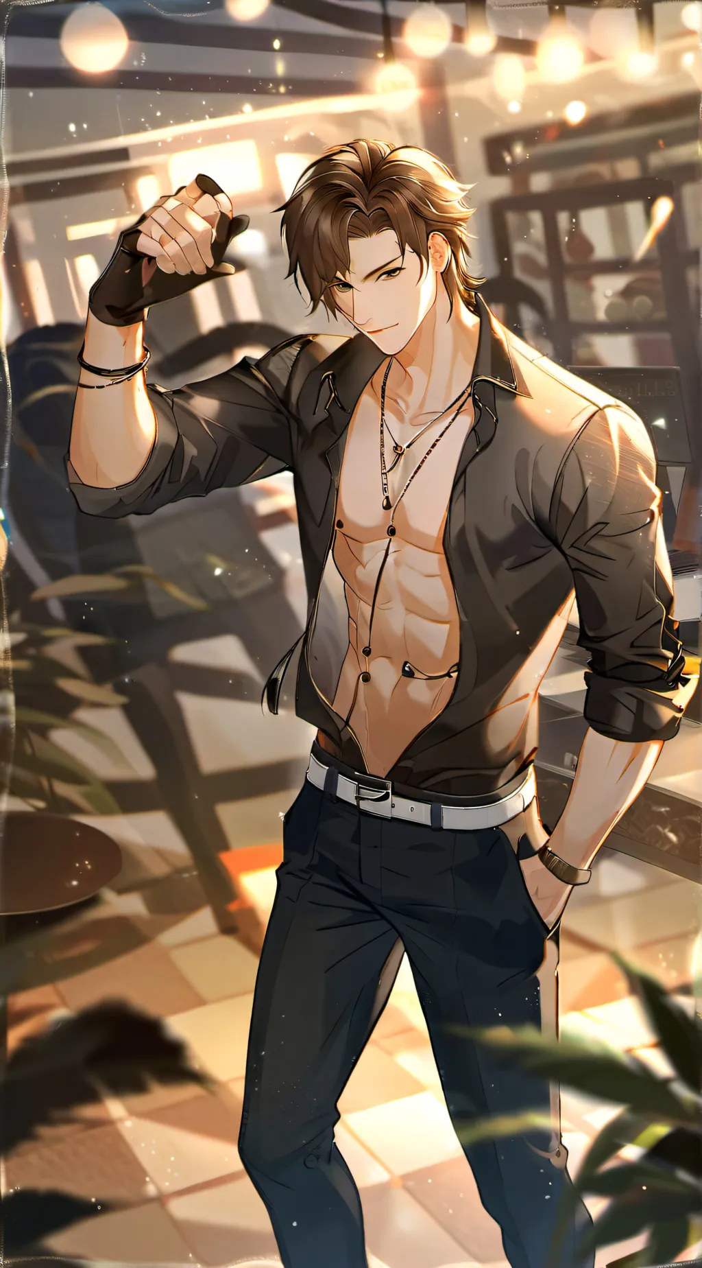 ai character: Lukas background