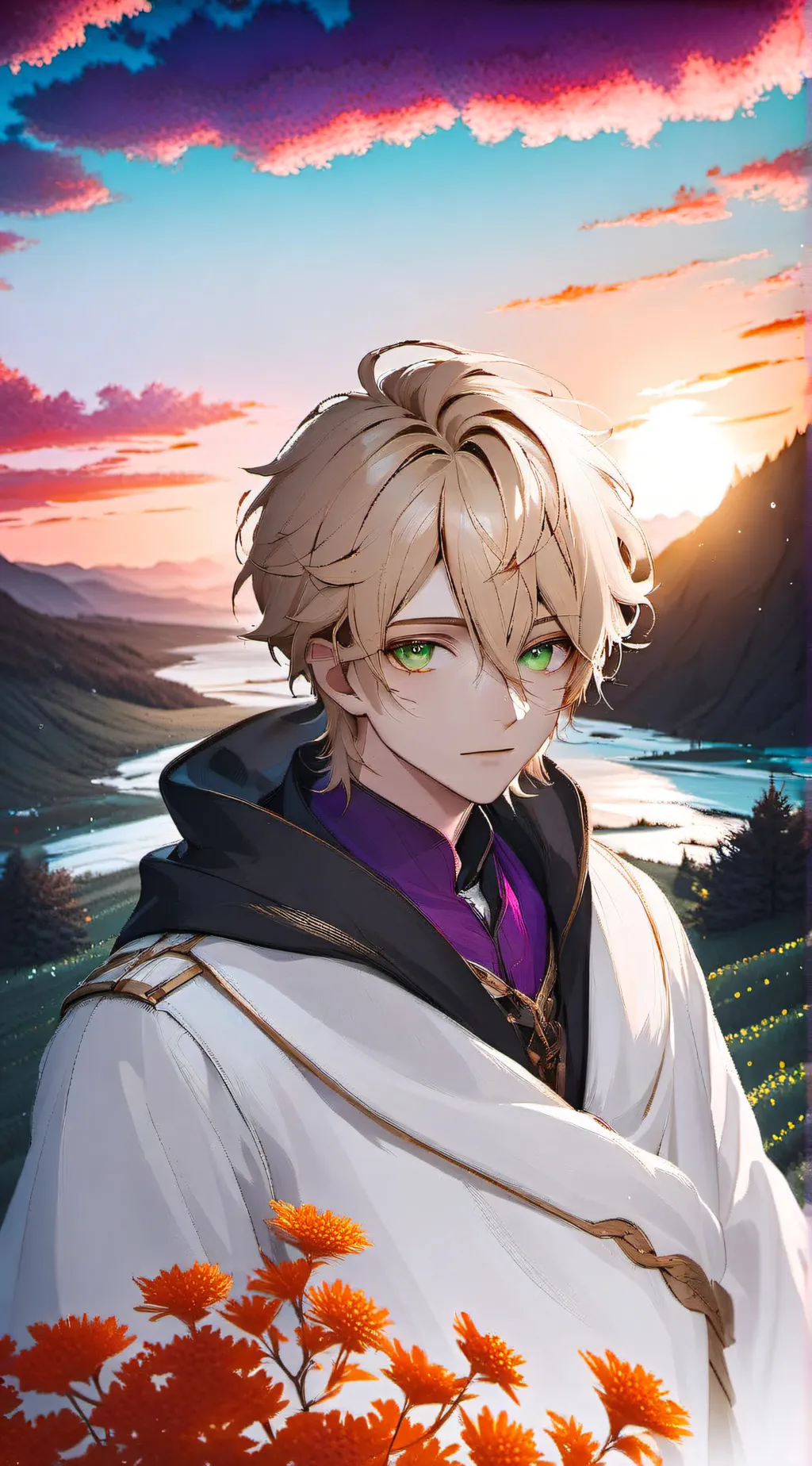 ai character: Leo background