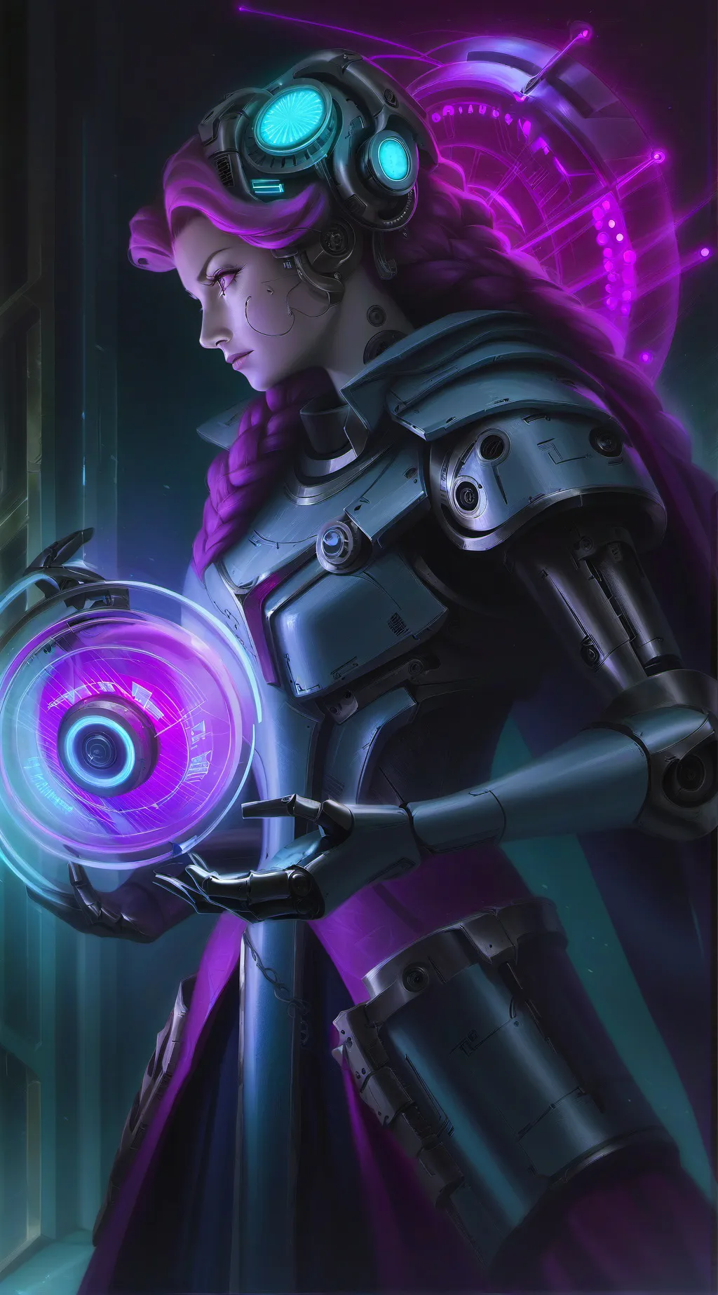 ai character: Lyra background