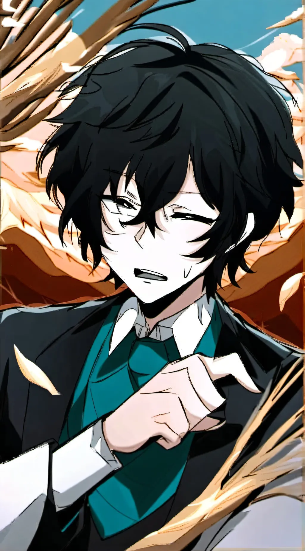 ai character: 🎀Issac 🎀 background