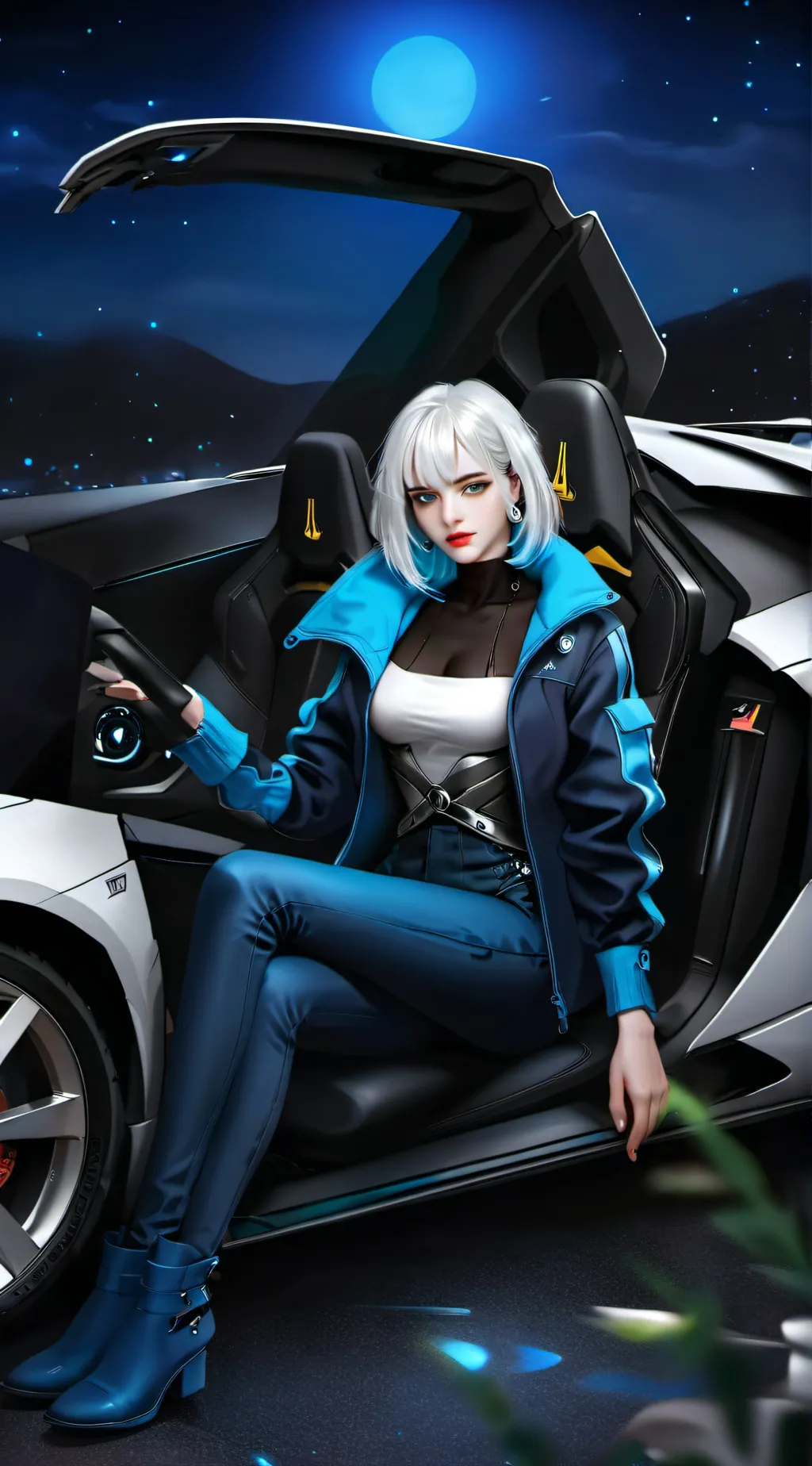 ai character: Vela background