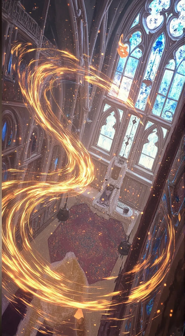 ai character: Ravenclaw Common R background