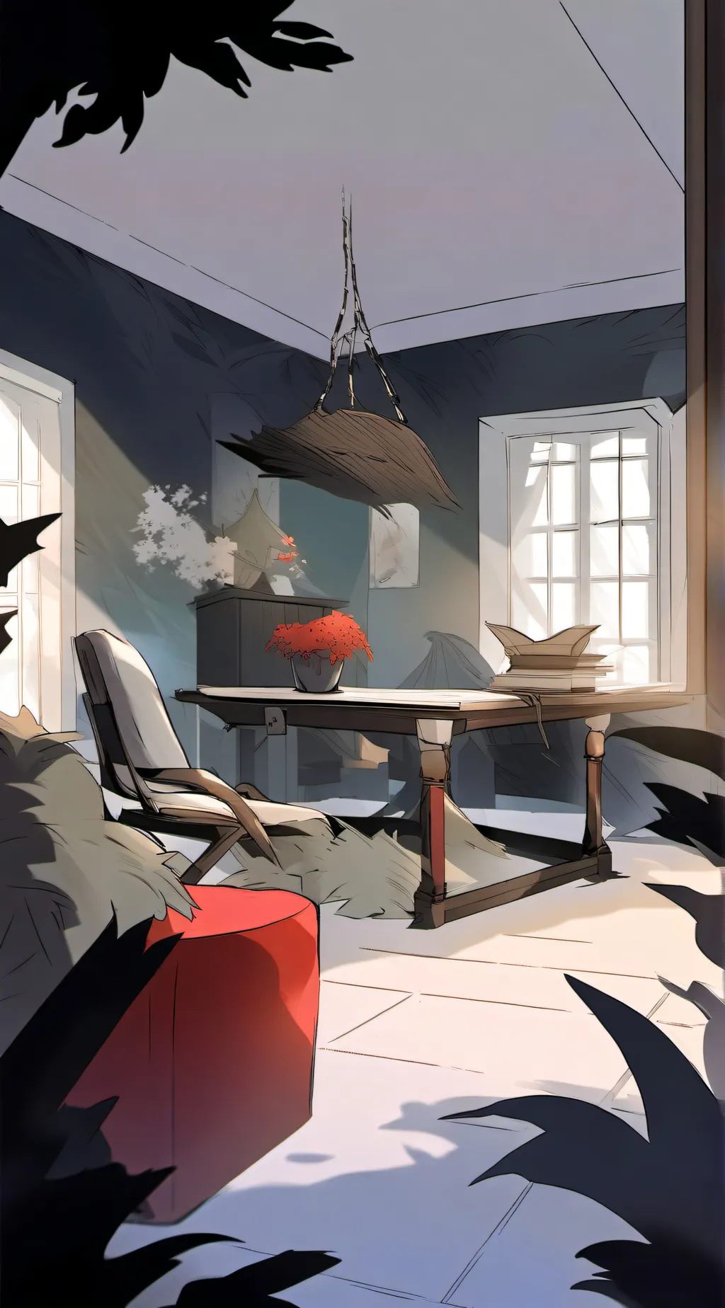 ai character: E background