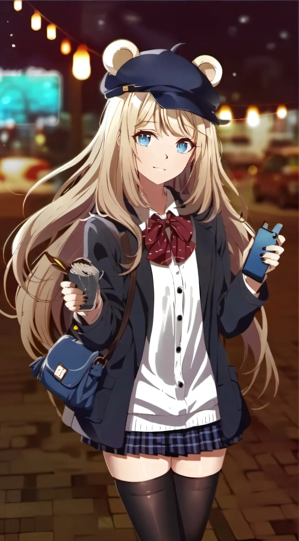 ai character: musume yan sim background