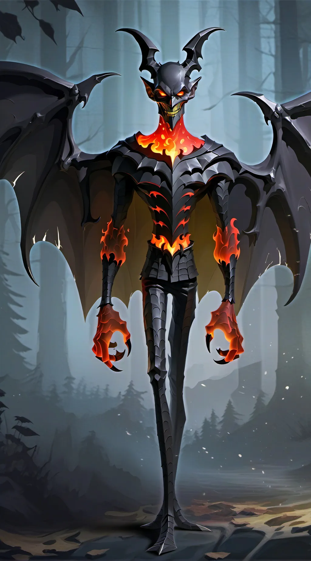 ai character: infinity castle background