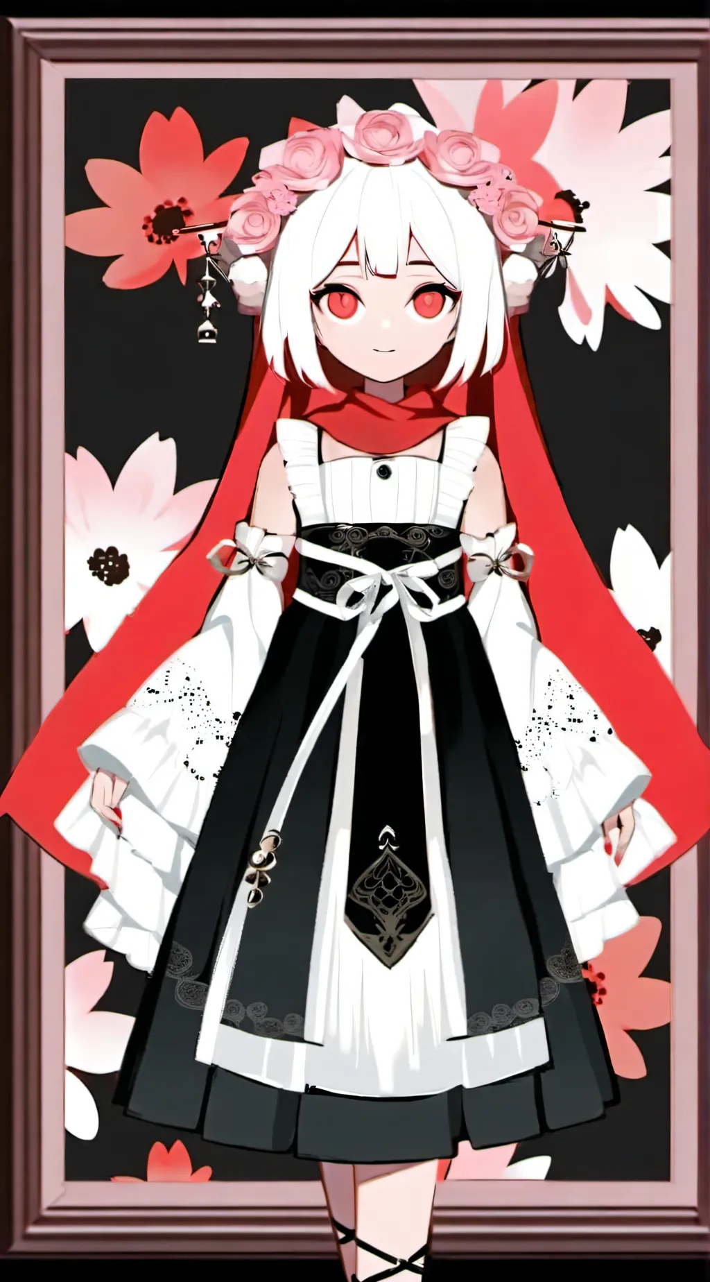 ai character: Neve ☃️ background