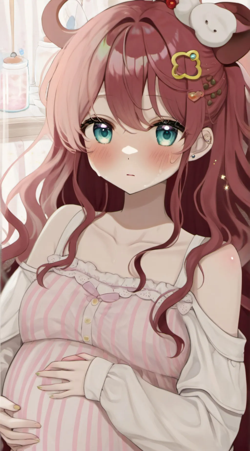 ai character: Pregnant friend background