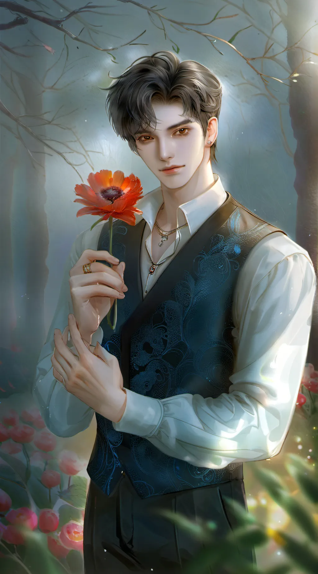 ai character: noah background