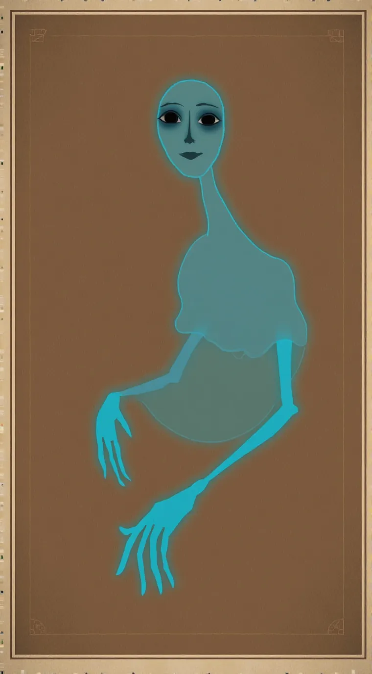 ai character: SKOOPY GHOST background