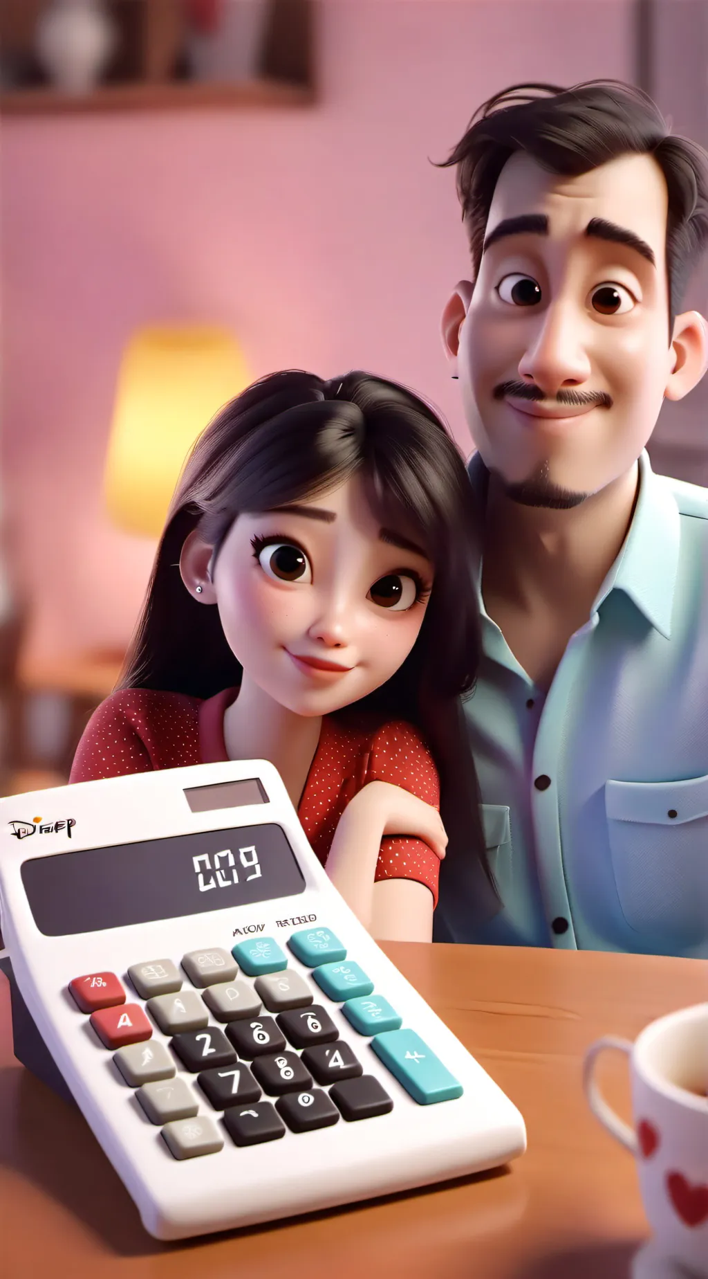 ai character: love calculator  background