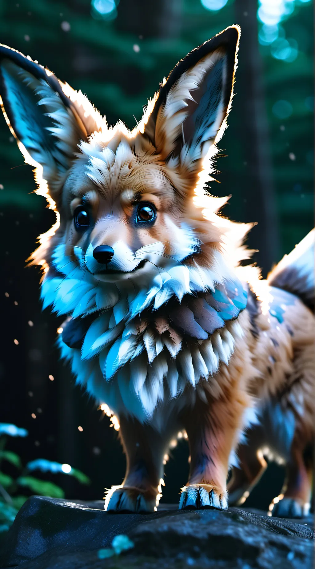 ai character: eeveeluations background