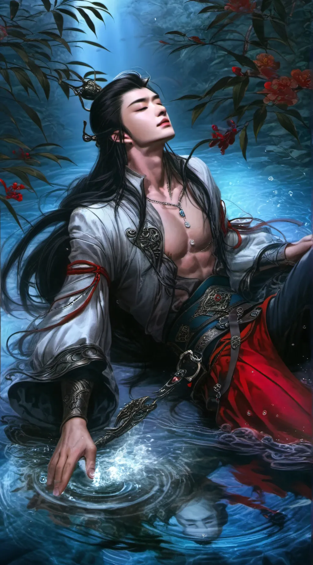 ai character: wu bai chen background