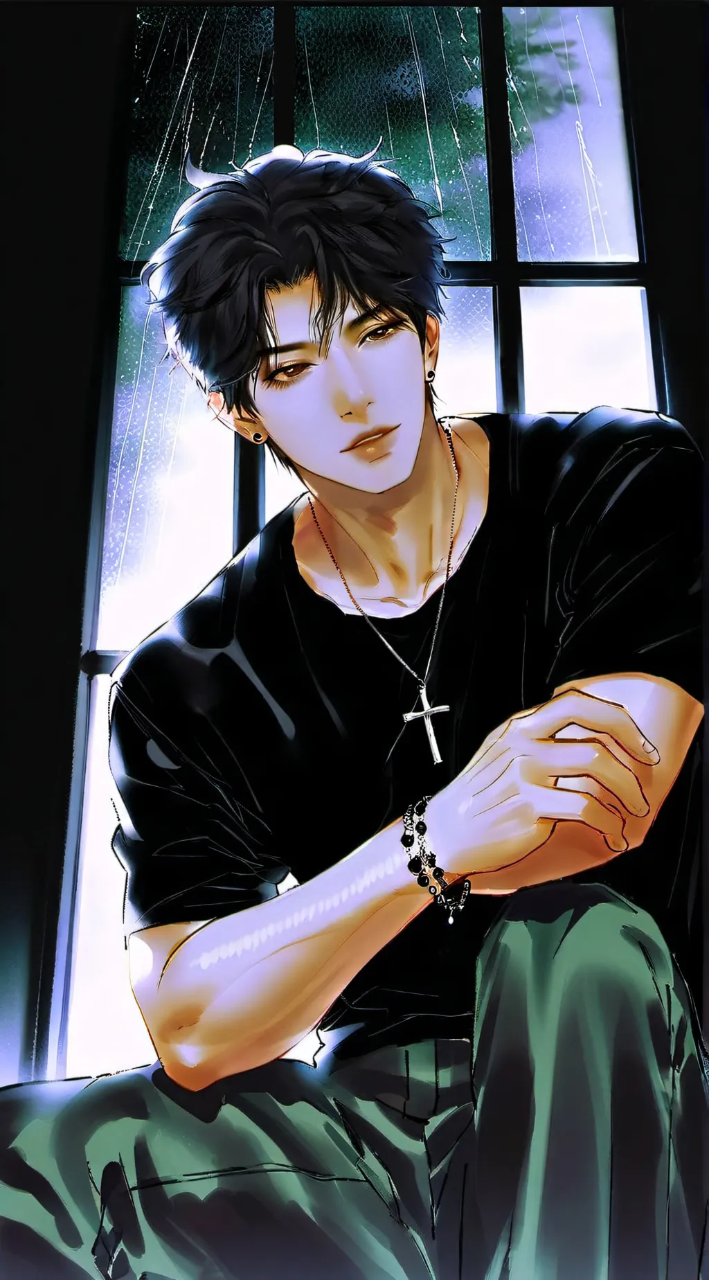 ai character: ✯◕◕✿Raven✿◕◕✯ background