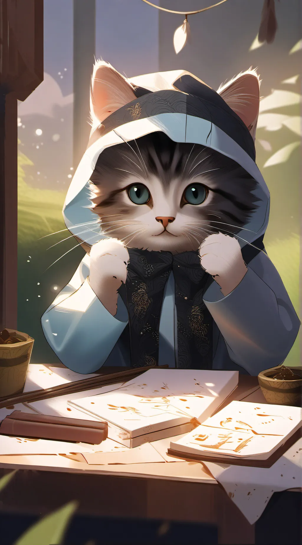 ai character: ~Olive~ ^_^  •∆• background